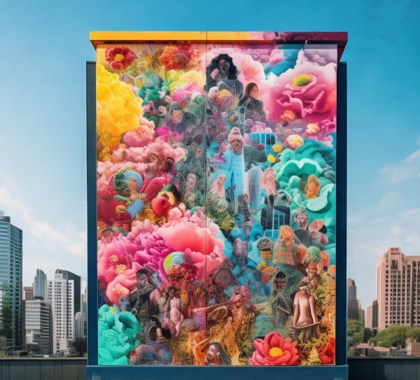 户外广告设计，让世界更美丽的一张视觉冲击力的创意图